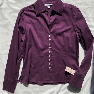 Dress Barn Size Small Plum Purple Blazer